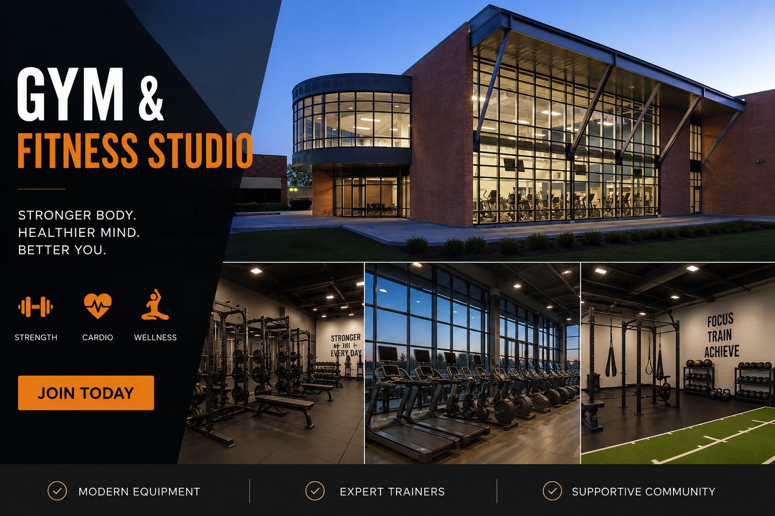 Gym and fitness studios