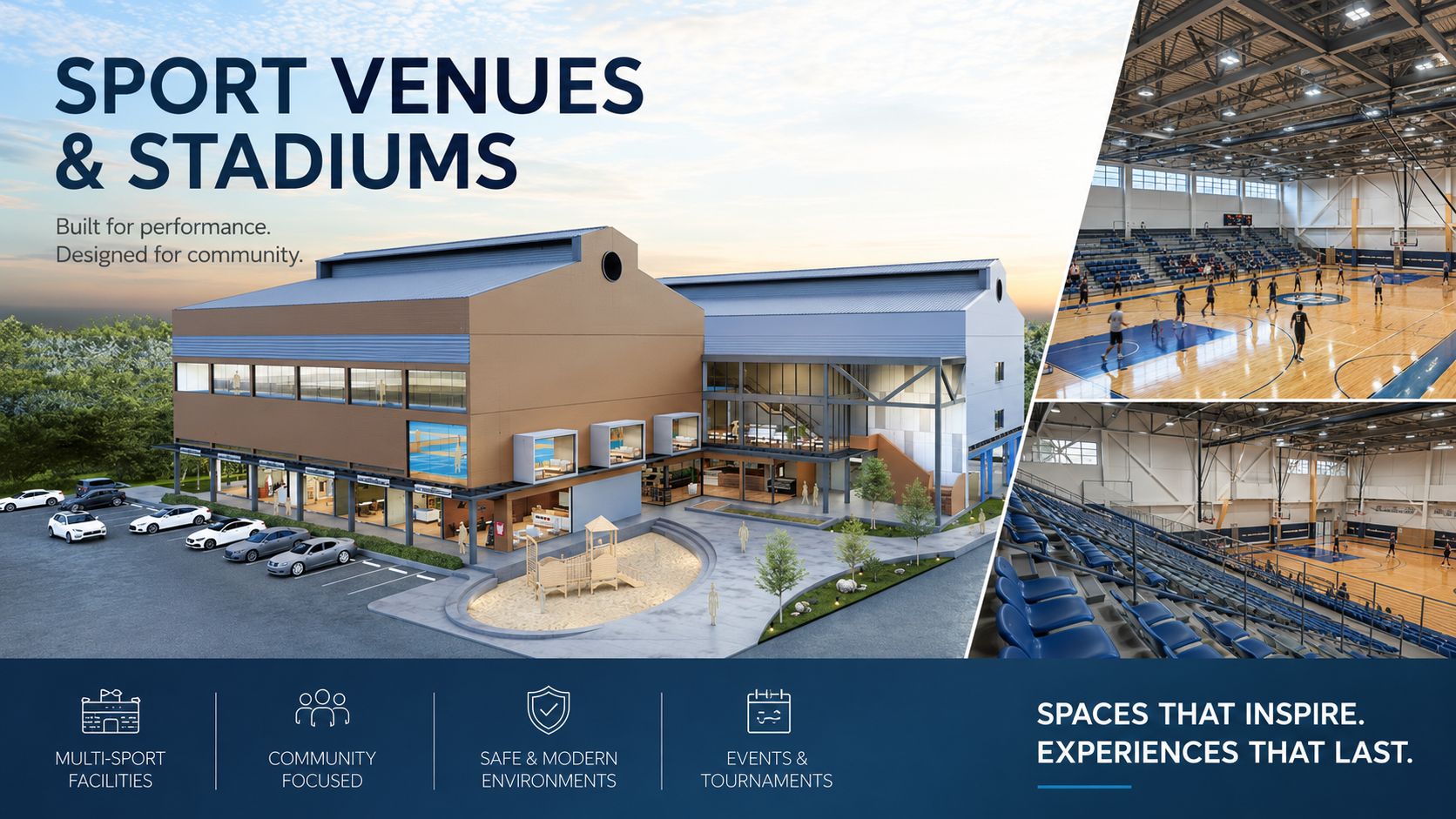 Sport venues and stadiums